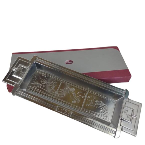 Disney MICKEY MOUSE 1928 Plane Crazy Matinee Art Deco Metal Serving Tray w/ Box - Picture 7 of 7